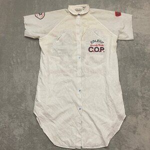 VTG 80's 90's Esleep Berverly Hills COP Club Of Pajamas Nightshirt One Size